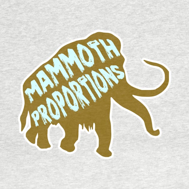 Woolly Mammoth Proportions Ice Age Elephant Mastadon by Grassroots Green